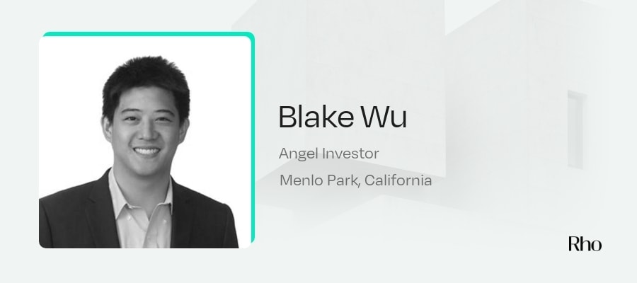 Image of Blake Wu- Angel Investors in Menlo Park