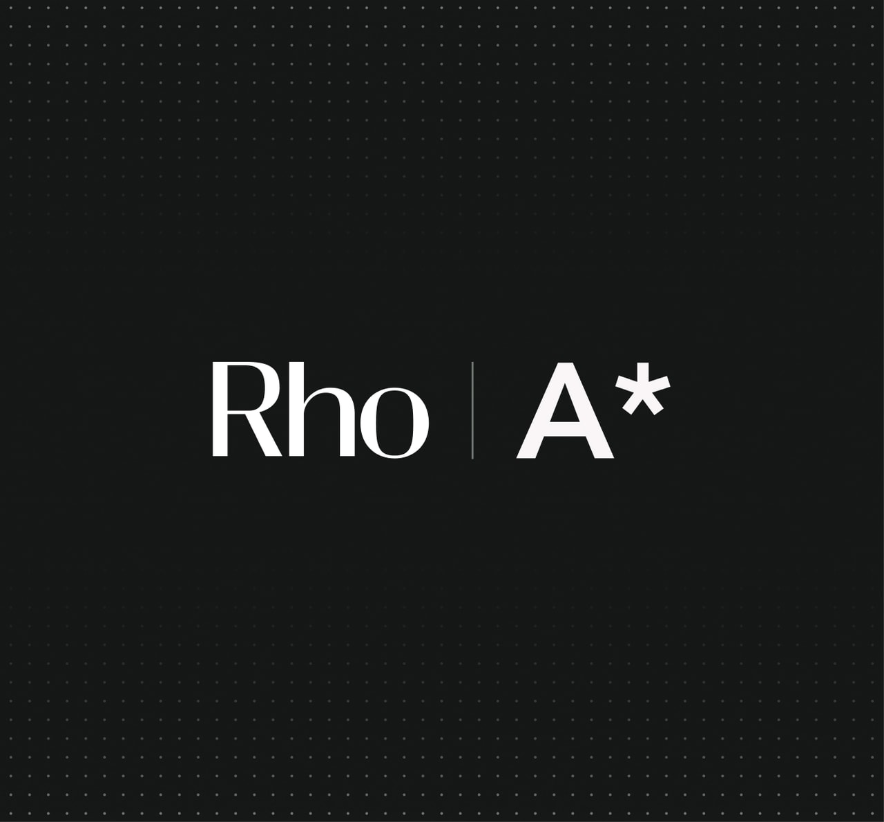 Rho and A Capital logos displayed side by side.