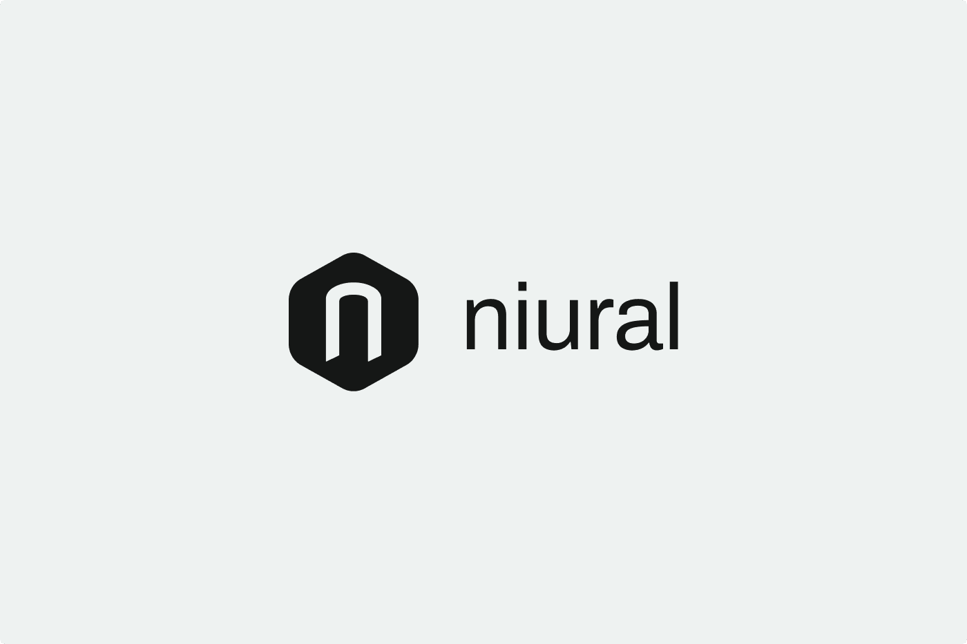 Black hexagon logo with a stylized "N" next to the word "niural" on a light gray background.