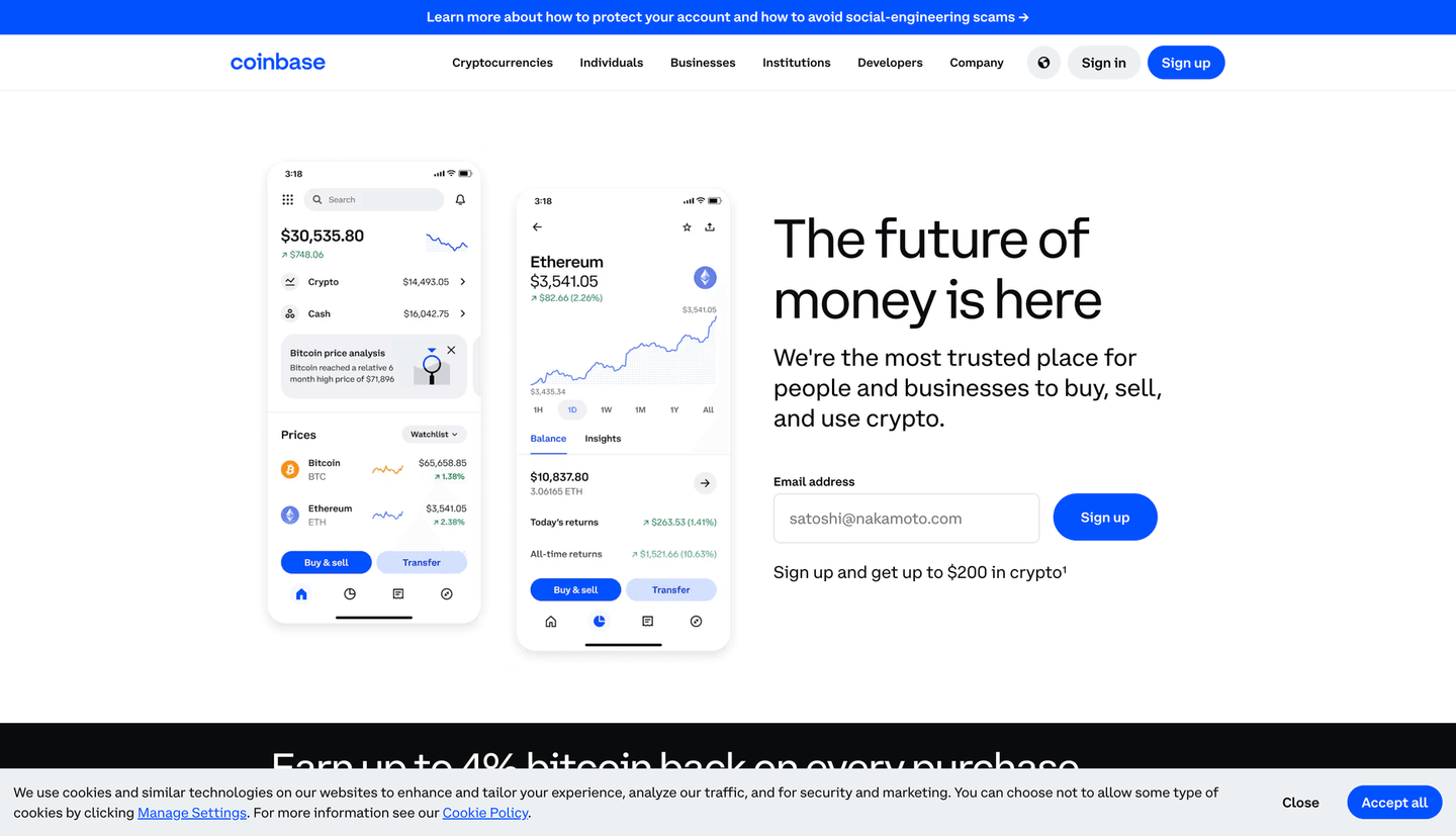 Image of Coinbase - Top VCs in Trading Platform