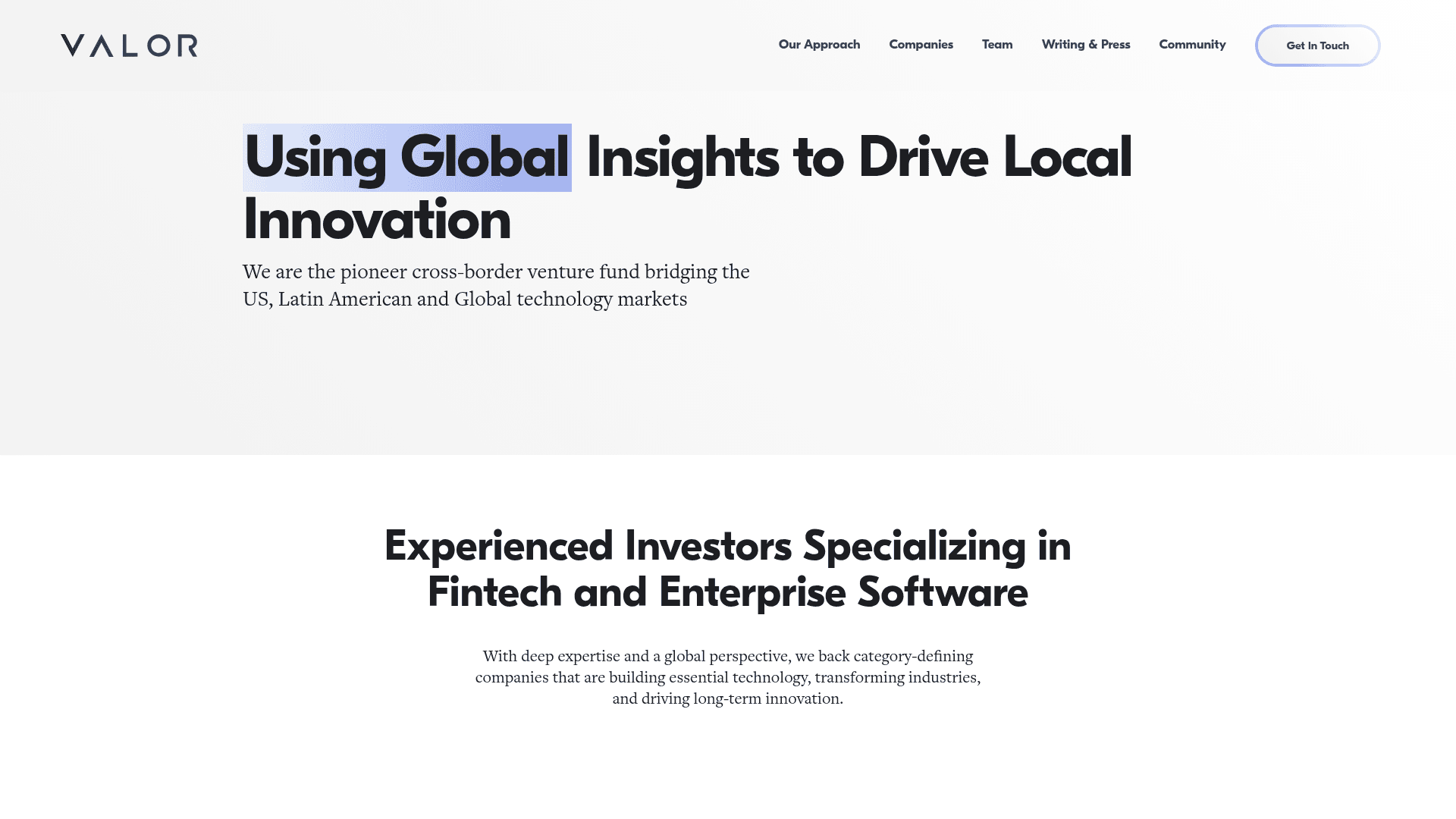 Image of Valor Capital Group- Top VCs in Series A