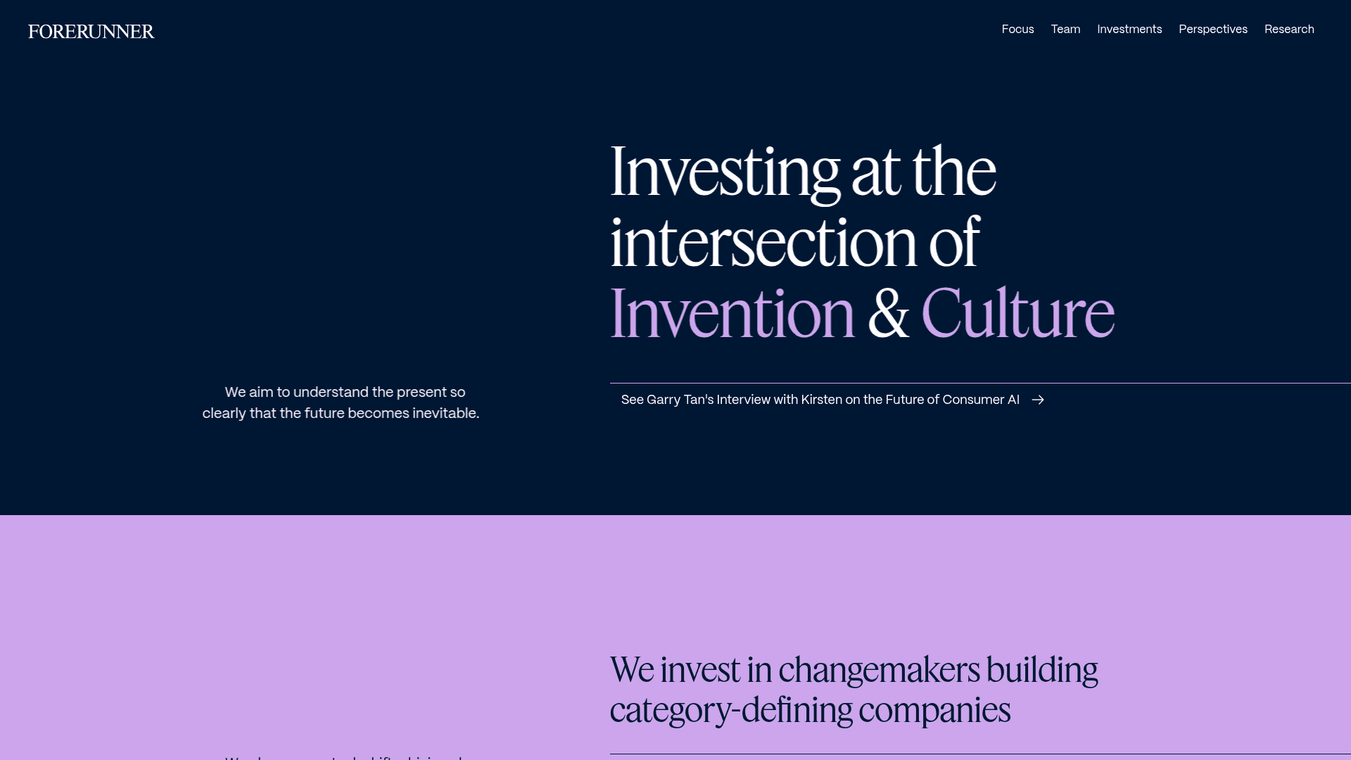 Image of Forerunner Ventures - Series A VC Firm