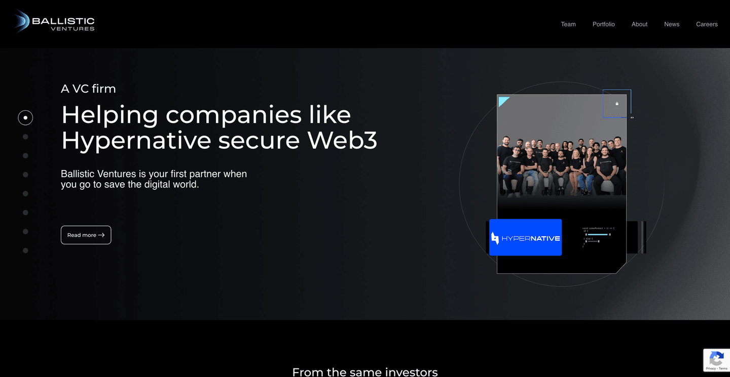 Image of Ballistic Ventures- Top VCs in Cyber Security