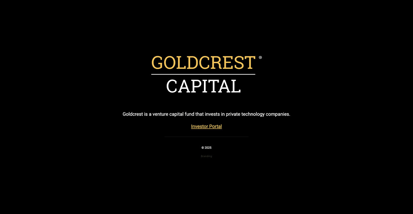 Image of Goldcrest Investments - Top VCs in Analytics