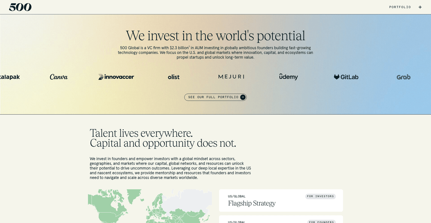 Image of 500 Global- Top VCs in Internet