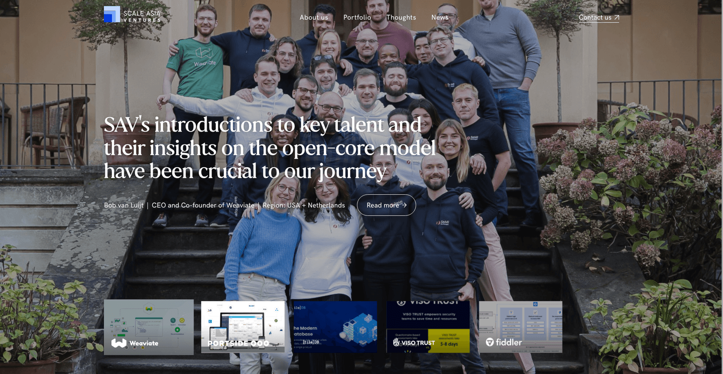 Image of SAV (Scale Asia Ventures) - Top VCs in Life Science