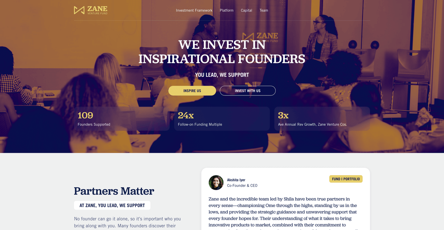 Image of Zane Venture Fund - Top VCs in SaaS