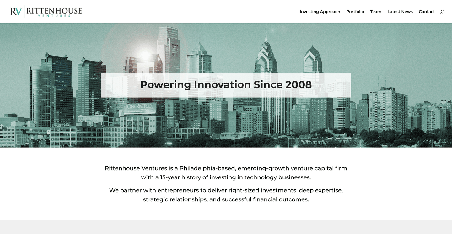 Image of Rittenhouse Ventures - Top VCs in Philadelphia, Pennsylvania, United States