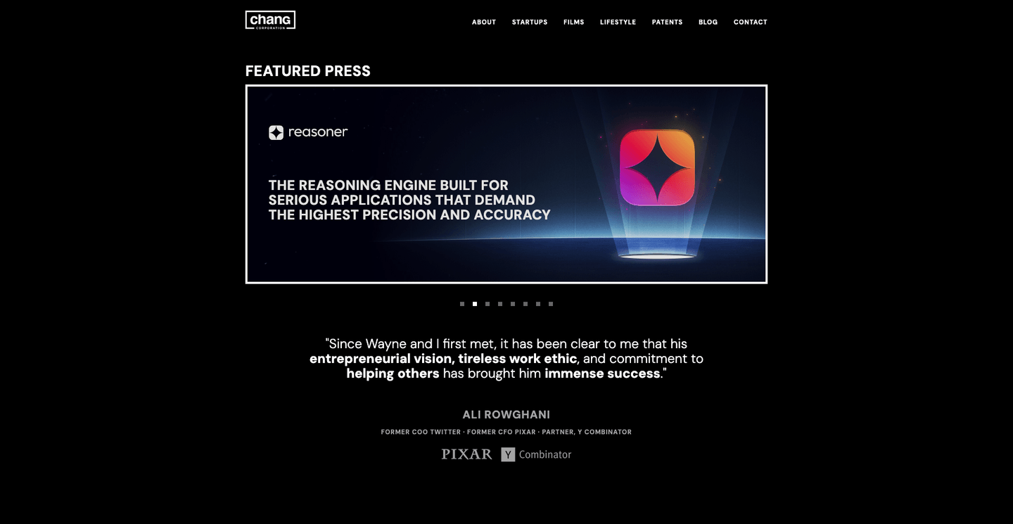 Image of Chang Corporation - Top VCs in Social Media