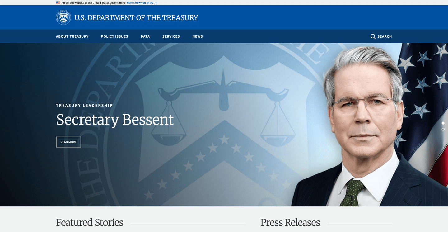 Image of U.S. Department of the Treasury - Top VCs in Govtech