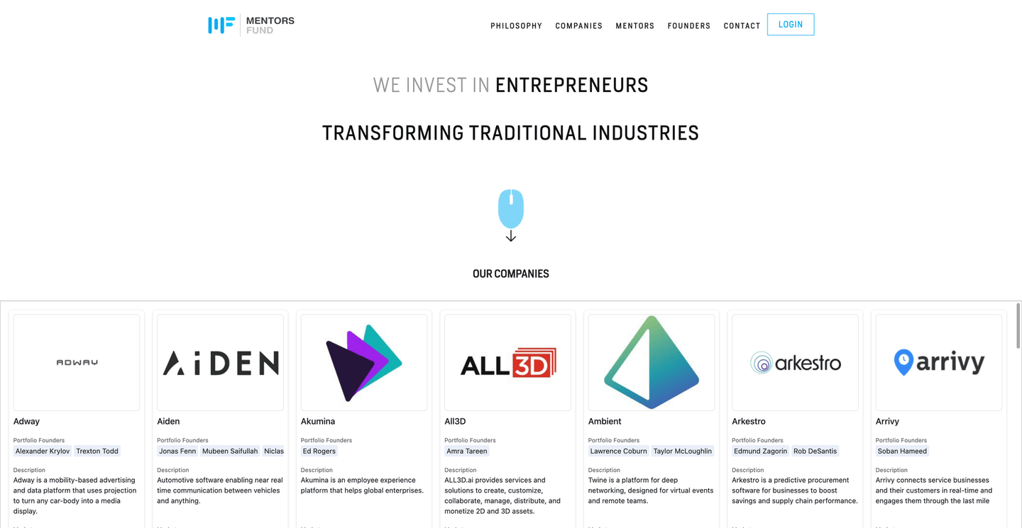 Image of Mentors Fund - Top VCs in Redwood City, California, United States