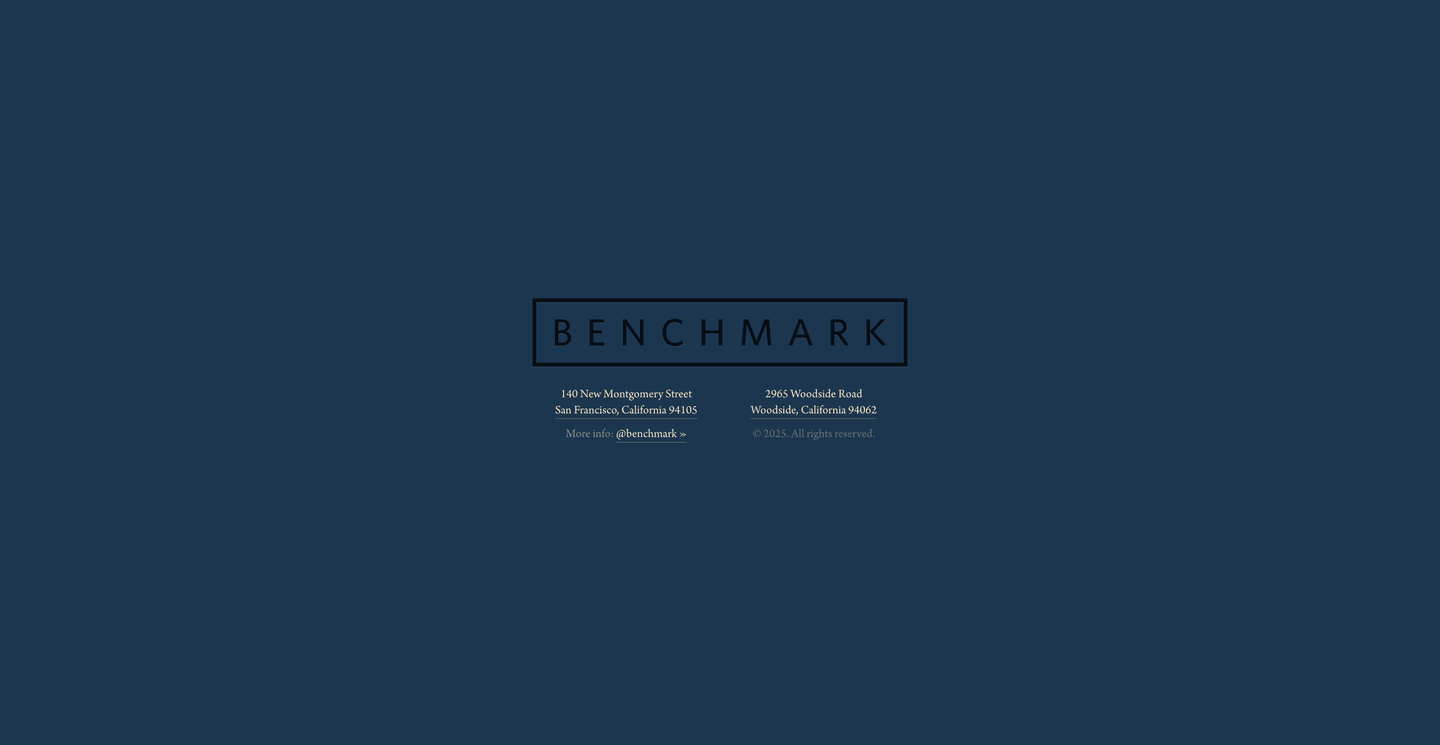 Image of Benchmark - Top VCs in San Mateo, California, United States