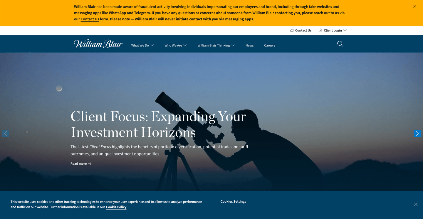 Image of William Blair- Top VCs in Wealth Management