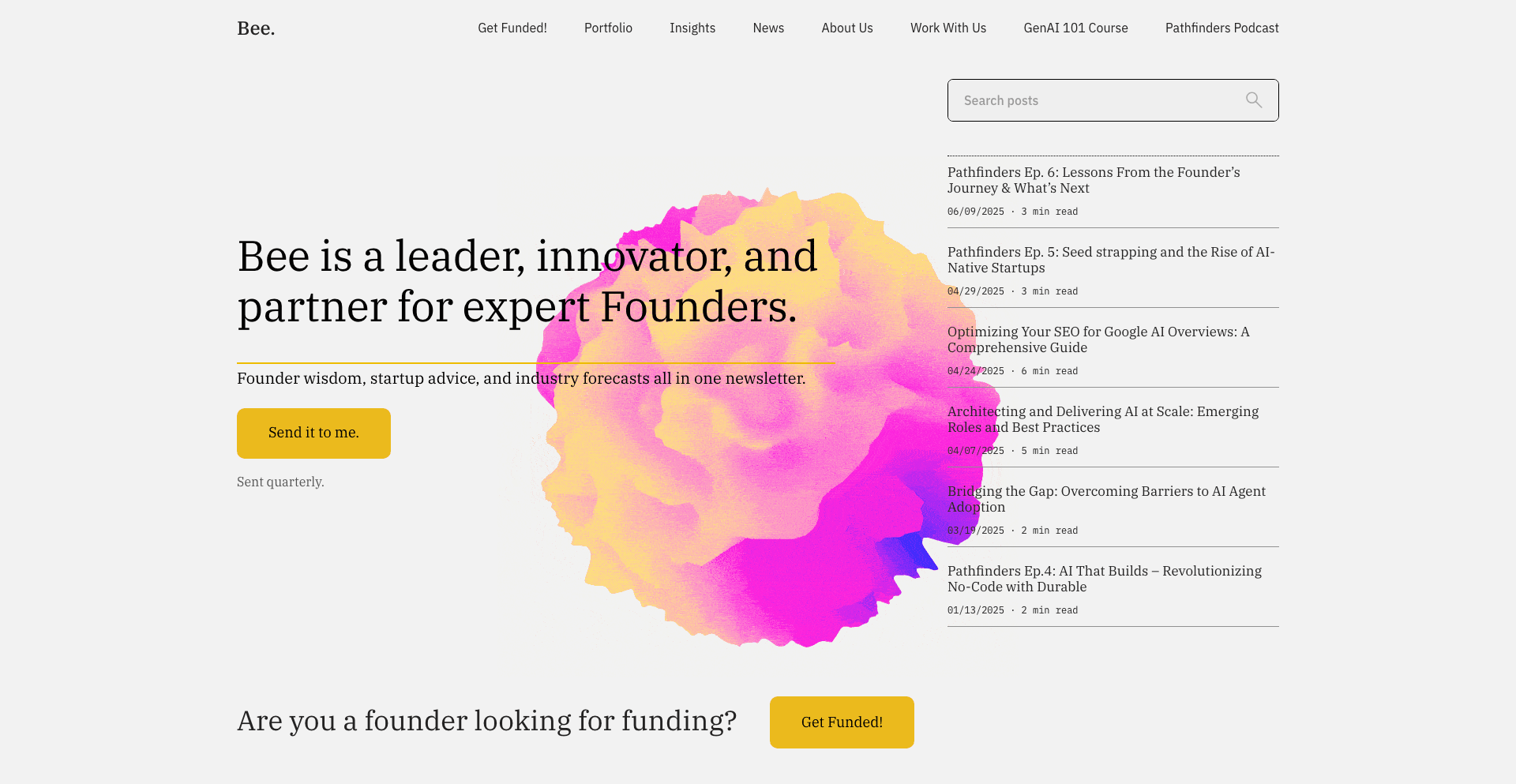 Image of Bee Partners - Top VCs in Machine Learning