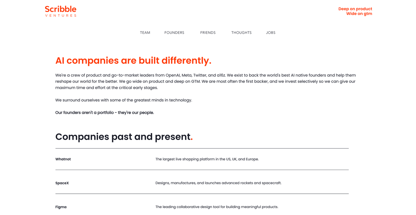 Image of Scribble Ventures- Top VCs in Portola Valley, California, United States