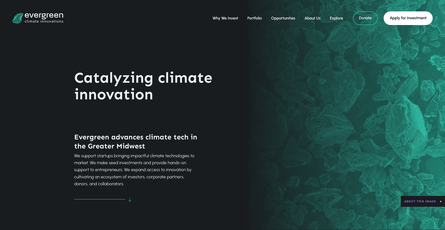 Image of Evergreen Climate Innovations - Top VCs in CleanTech