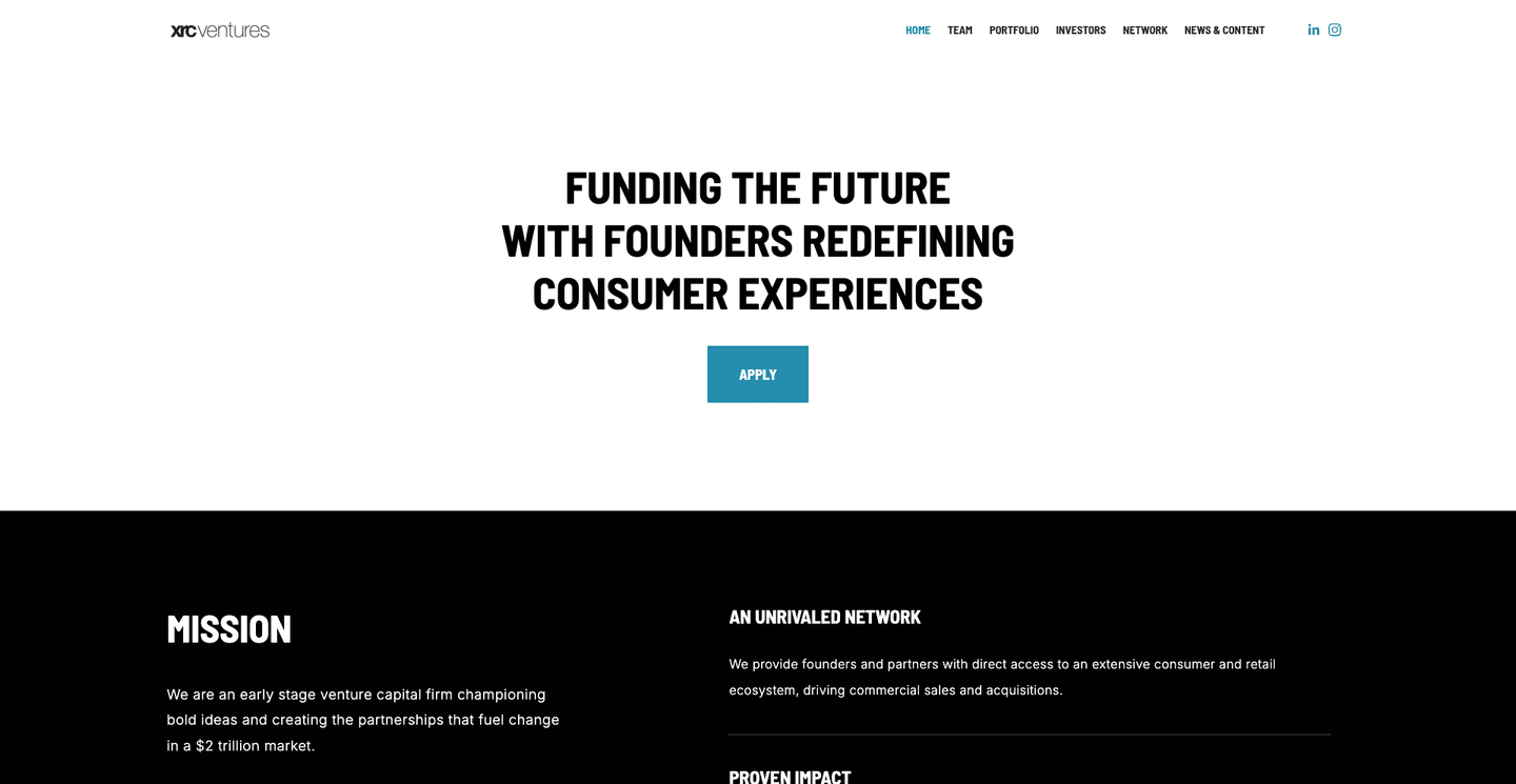 Image of XRC Ventures - Top VCs in Consumer Goods