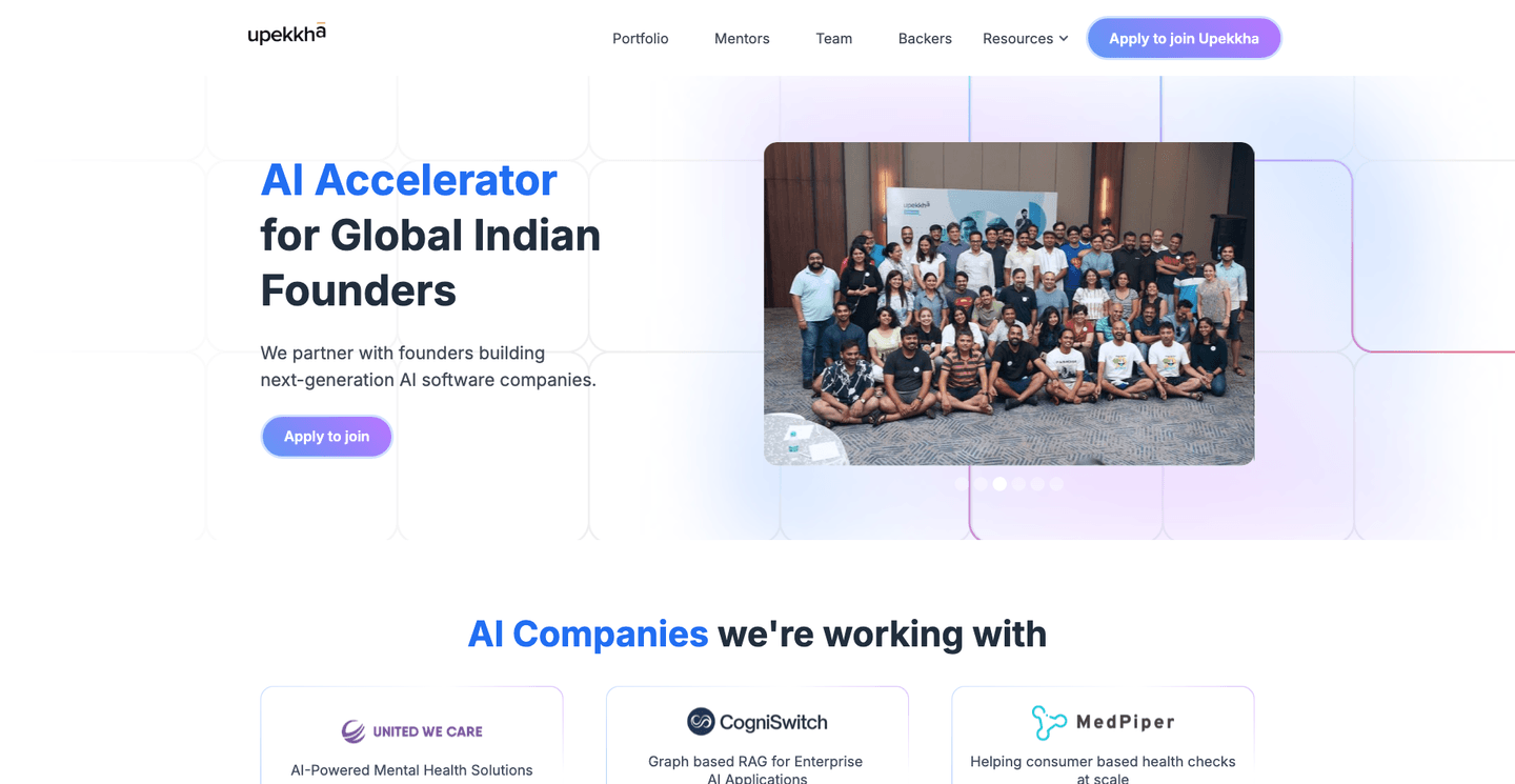 Image of Upekkha Vertical AI Accelerator - Top VCs in B2B