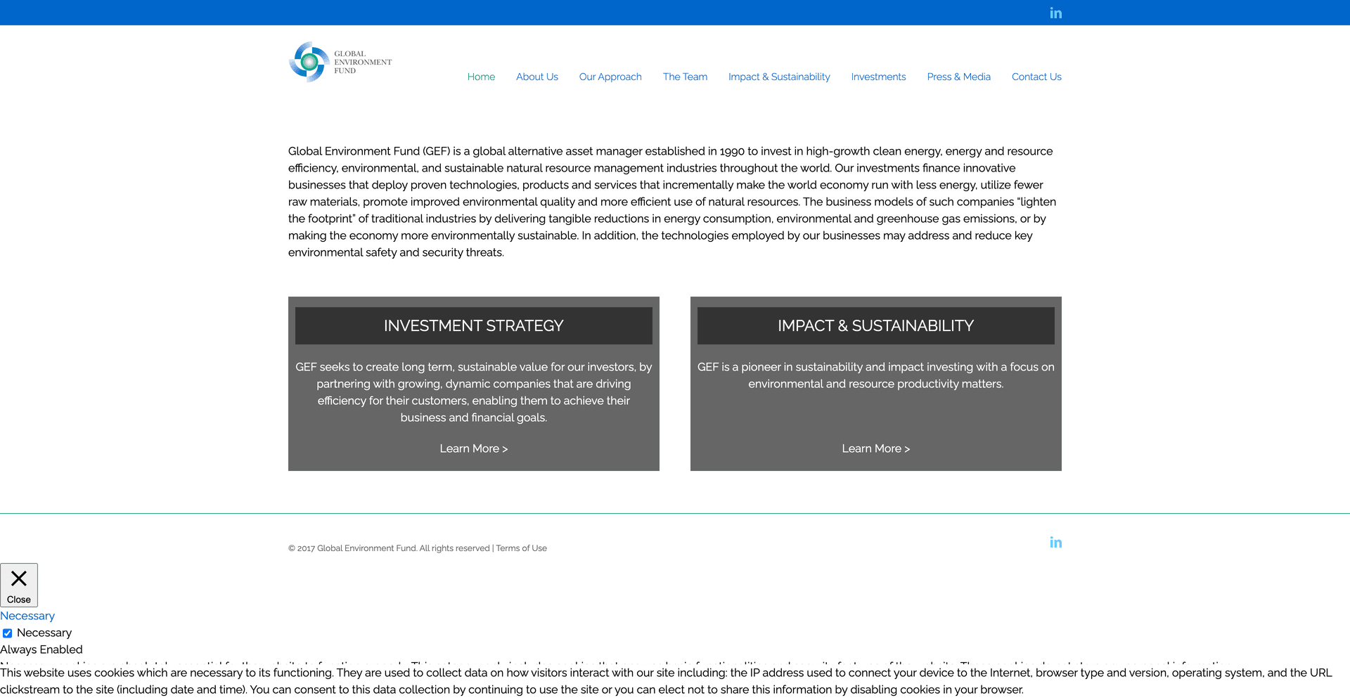 Image of Global Environment Fund Management- Top VCs in Chevy Chase, Maryland, United States