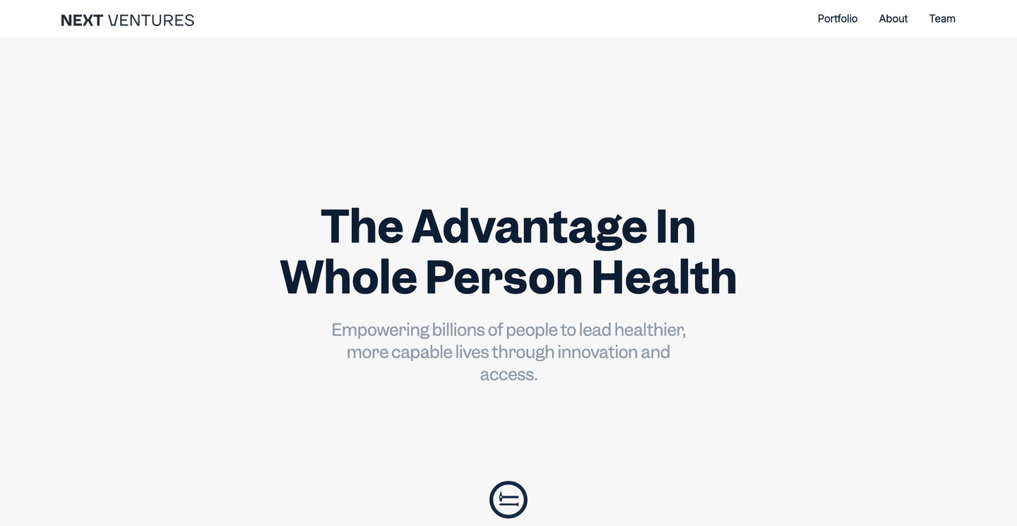 Image of NEXT VENTURES - Top VCs in Wellness