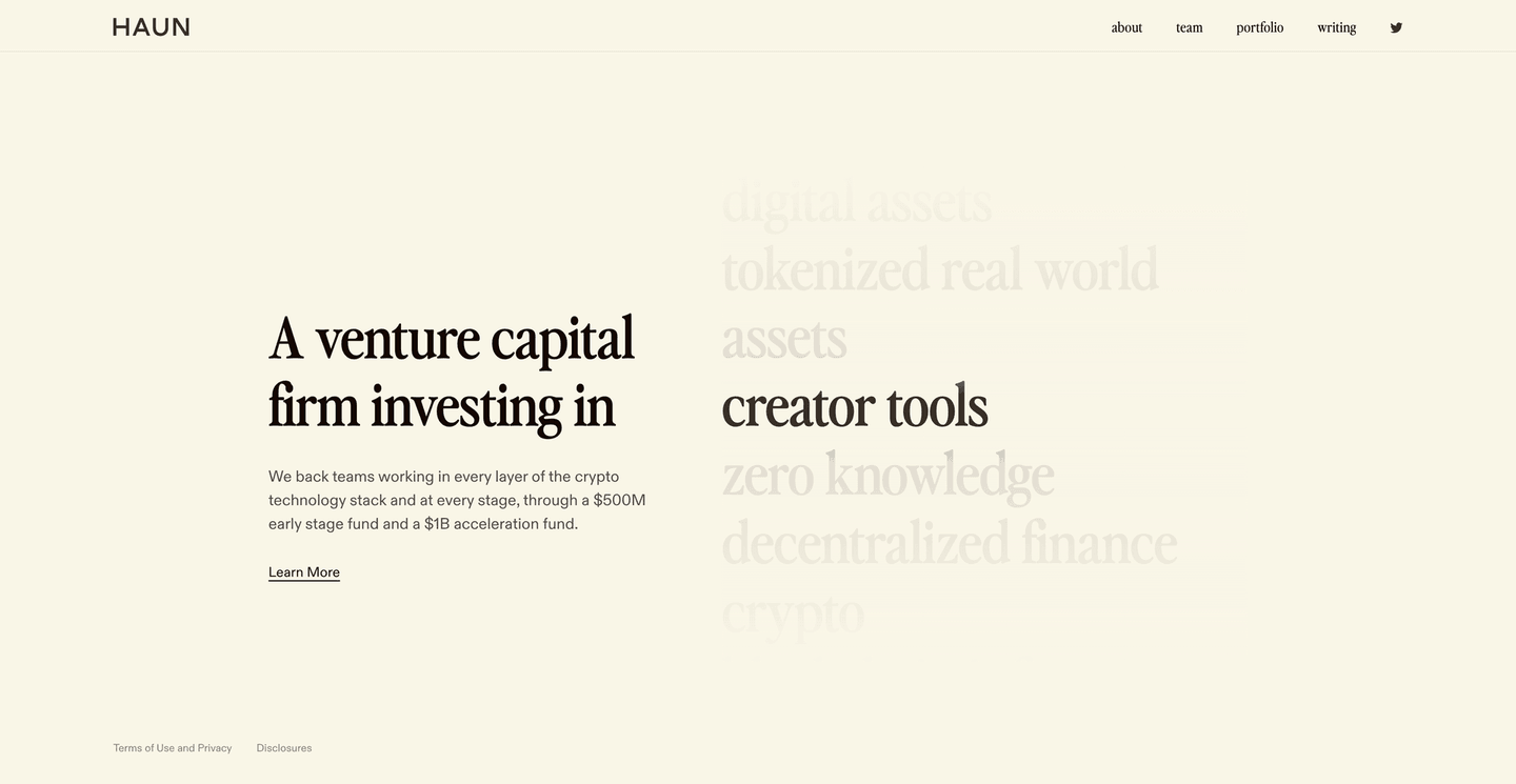 Image of Haun Ventures - Top VCs in Menlo Park, California, United States