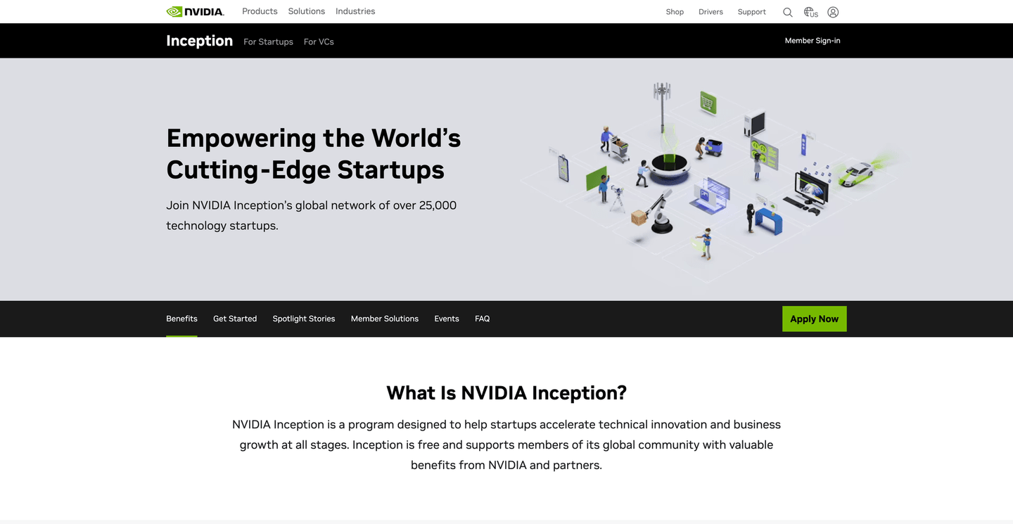 Image of Nvidia Inception - Top VCs in Santa Clara, California, United States