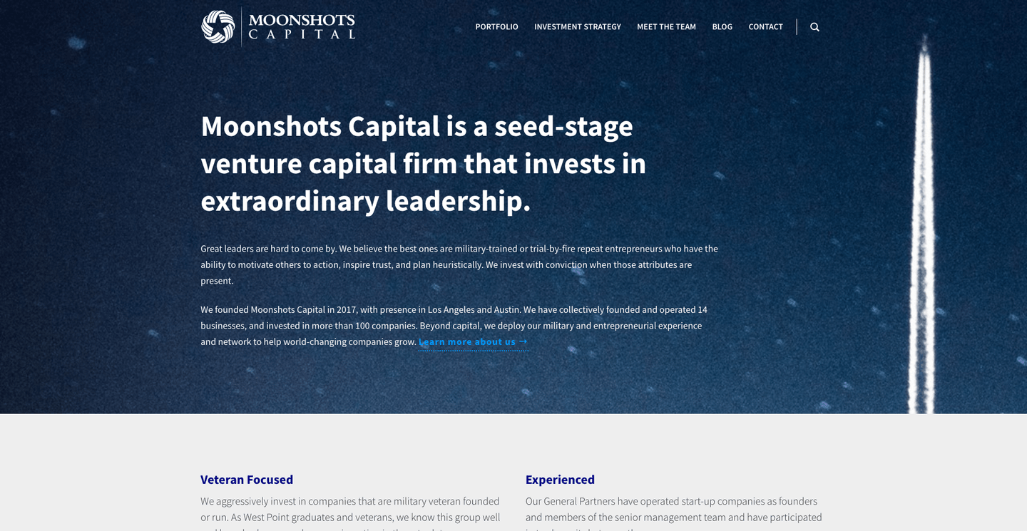 Image of Moonshots Capital - Top VCs in Transportation