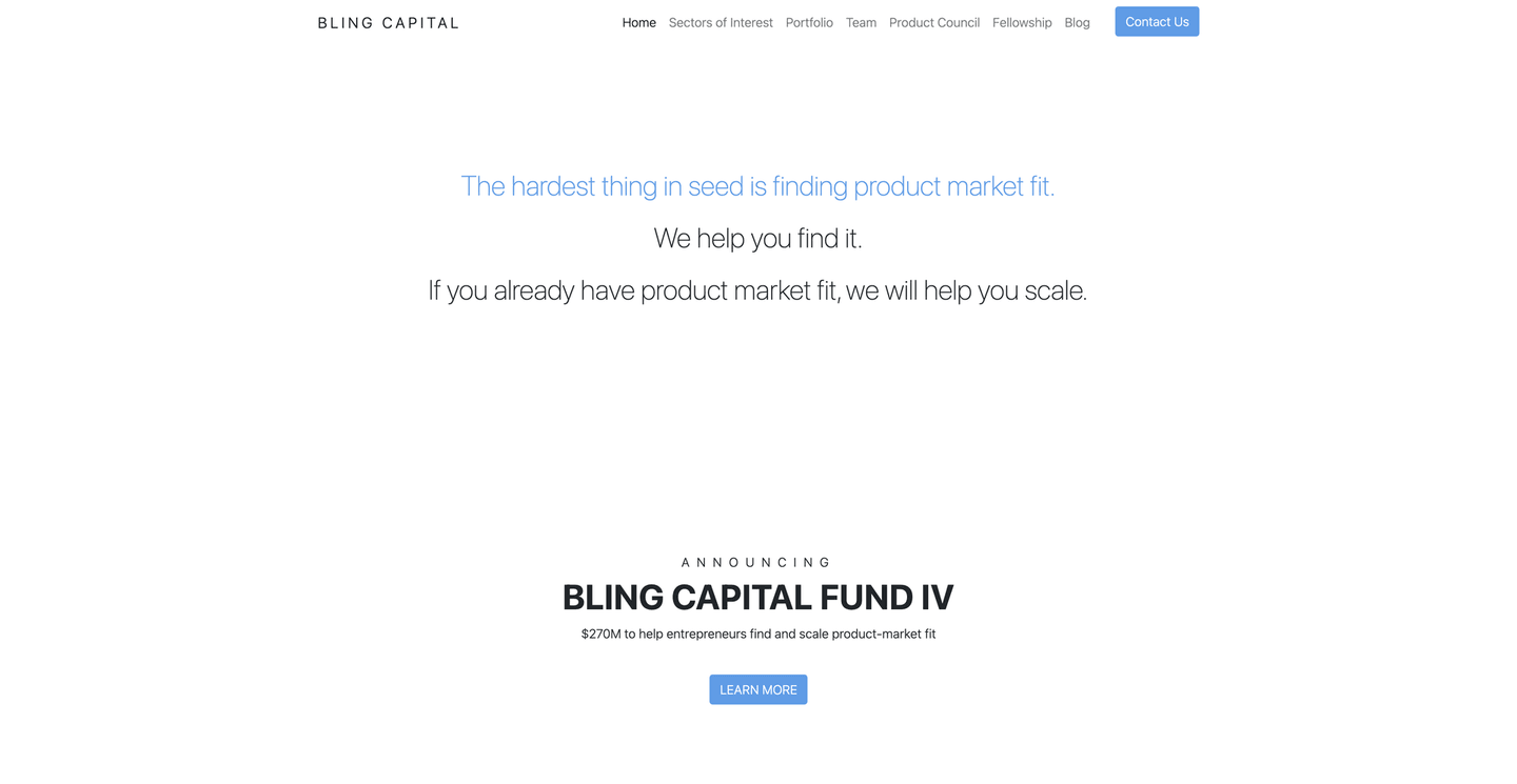 Image of Bling Capital - Top VCs in Impact Investing