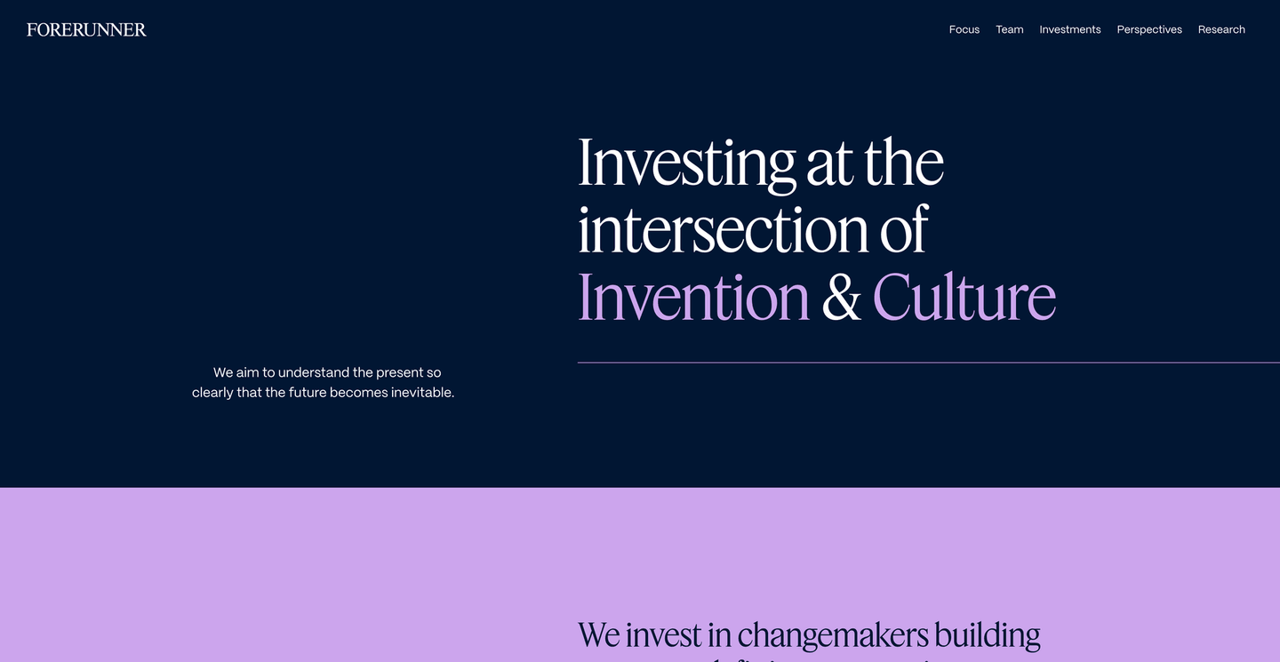 Image of Forerunner - Top VCs in San Francisco, California, United States