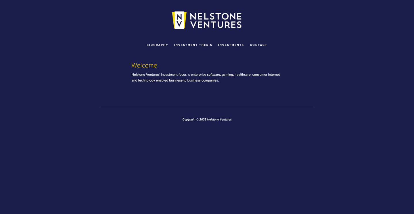 Image of Nelstone Ventures - Top VCs in Gaming