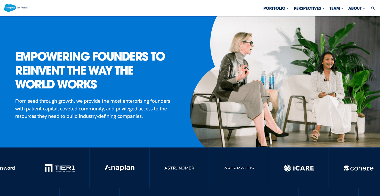 Image of Salesforce Ventures- Top VCs in SaaS