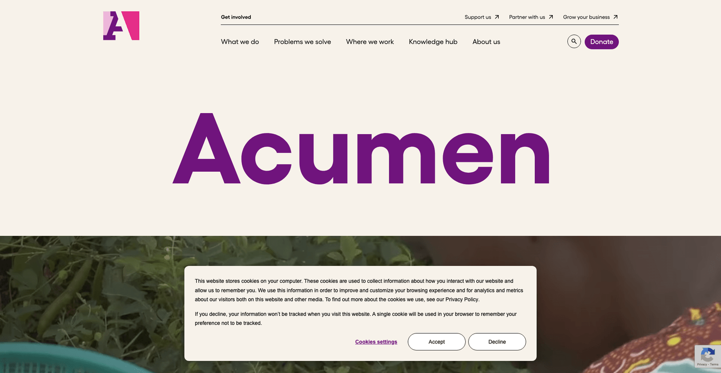 Image of Acumen - Top VCs in Clean Energy