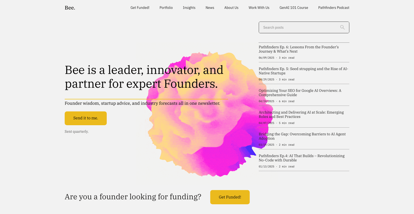 Image of Bee Partners - Top VCs in Industrial Automation