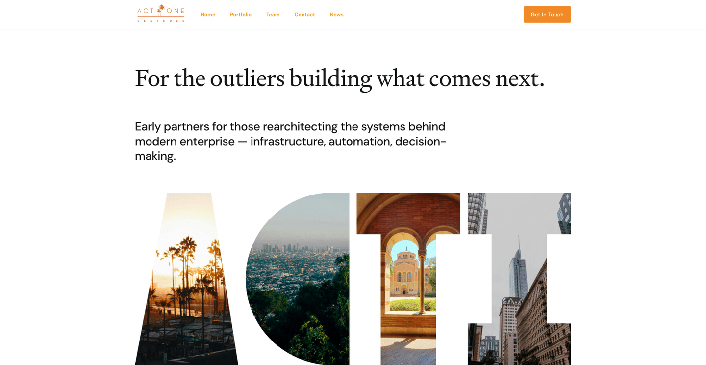 Image of Act One Ventures - Top VCs in E-Commerce Platforms