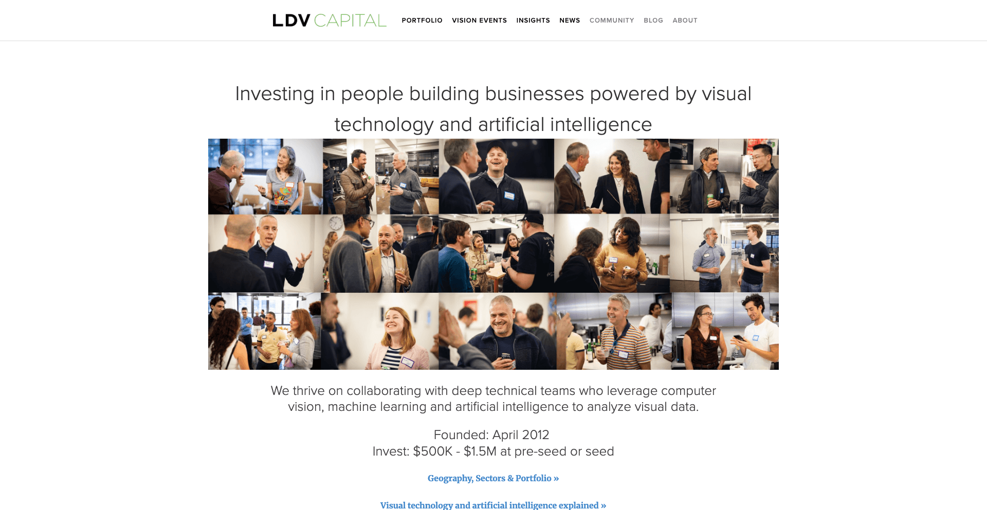 Image of LDV Capital - Top VCs in AI