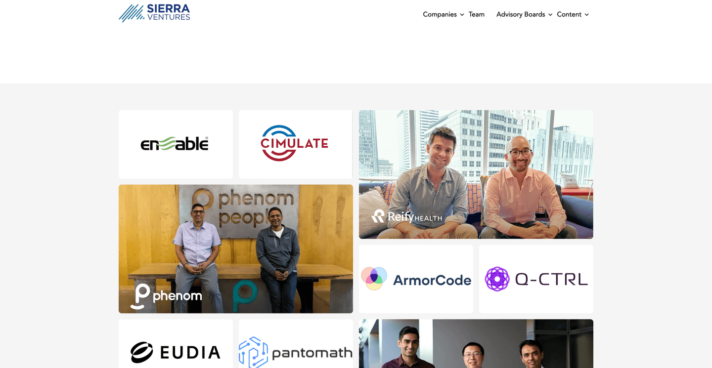 Image of Sierra Ventures- Top VCs in San Mateo, California, United States