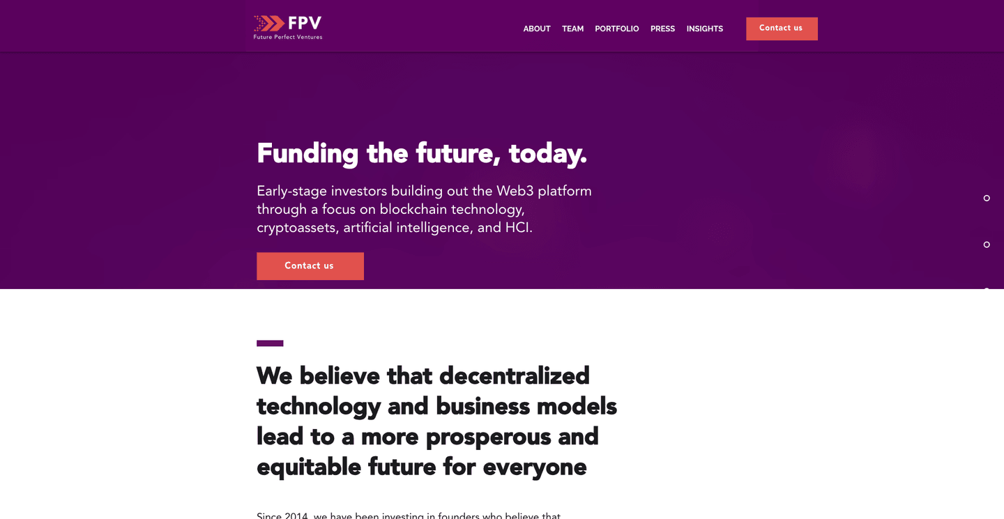 Image of Future Perfect Ventures - Top VCs in Bitcoin