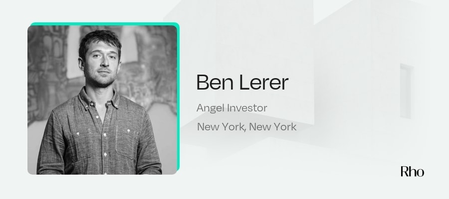 Image of Ben Lerer- Angel Investors in Social Media