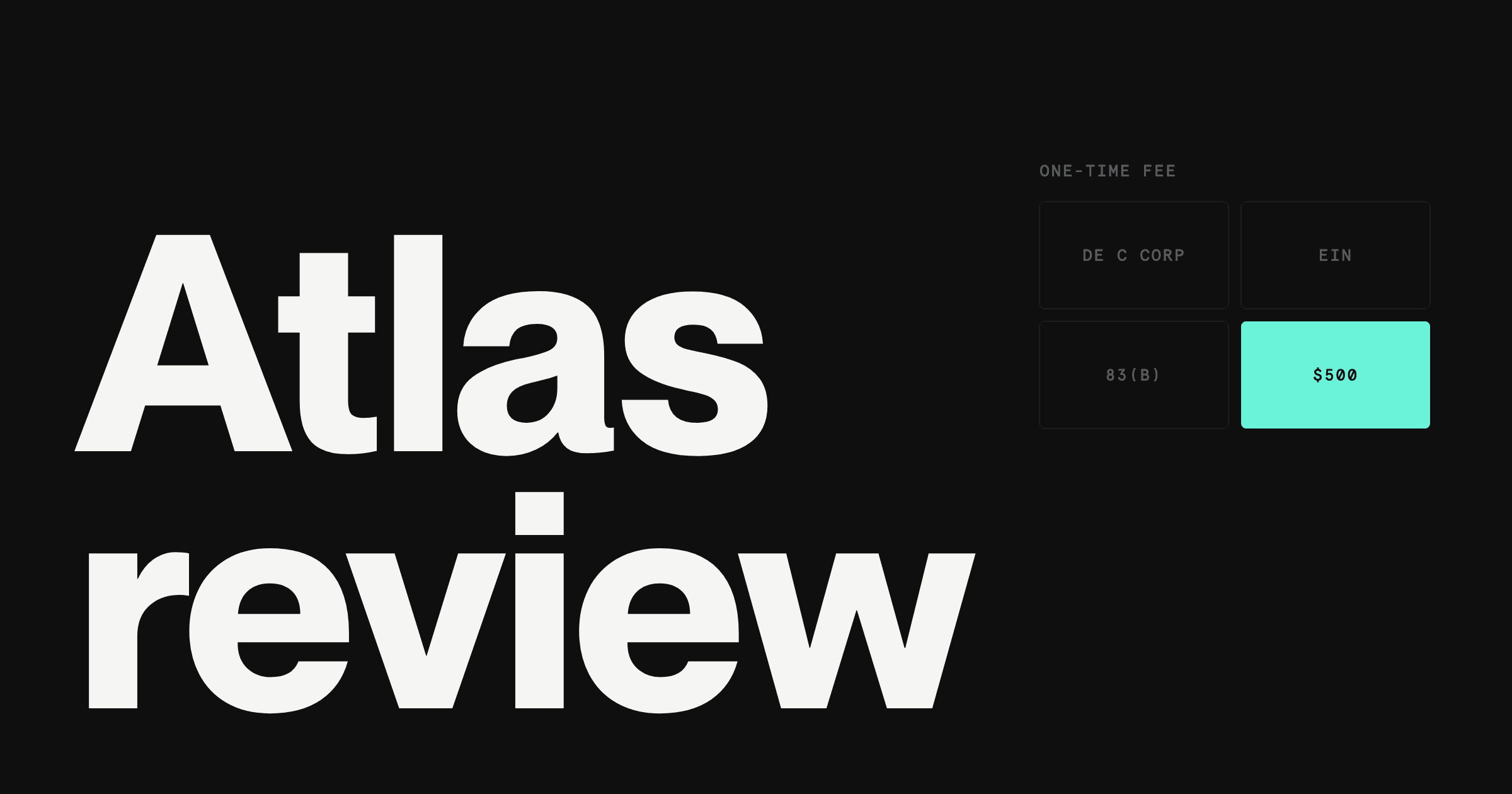 Stripe Atlas Review 2026: Pricing, Pros, and Cons