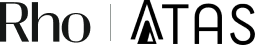 Rho logo paired with the ATAS name featuring a stylized “A”.