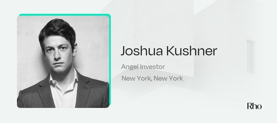 Image of Joshua Kushner- Angel Investors in New York City