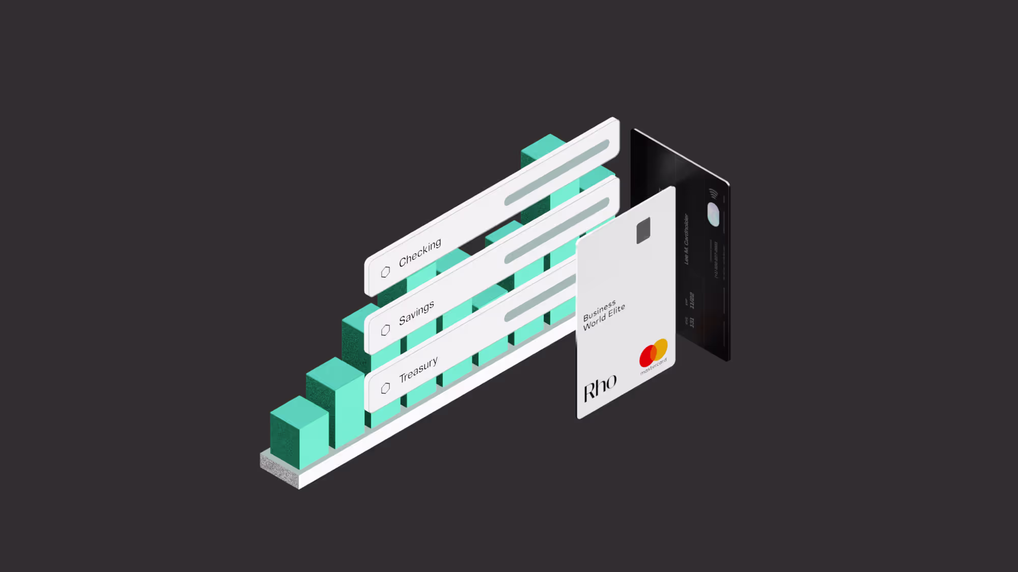 Rho corporate card illustration
