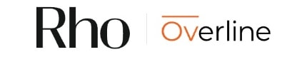 The image displays the logos for "Rho" and "overline" with a unique overline design above the "o" in "overline."