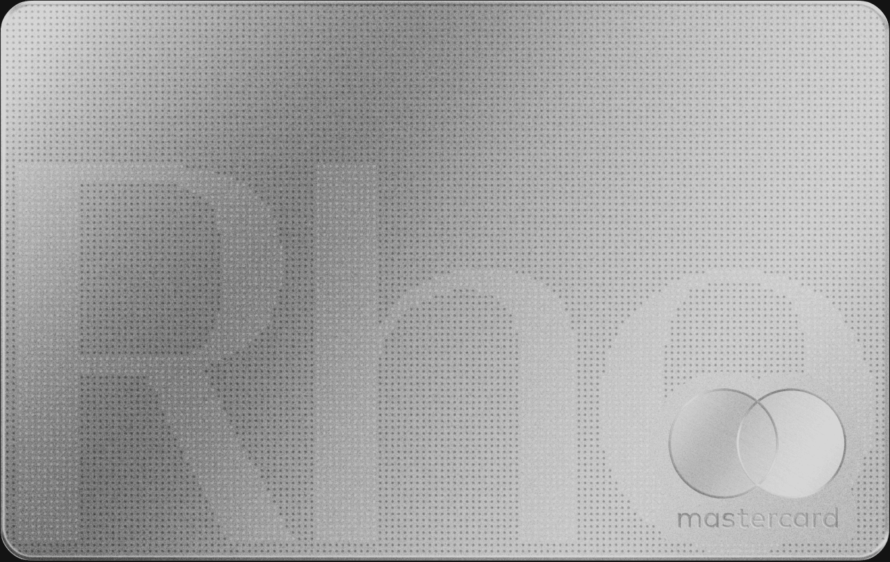 The Rho metal corporate card