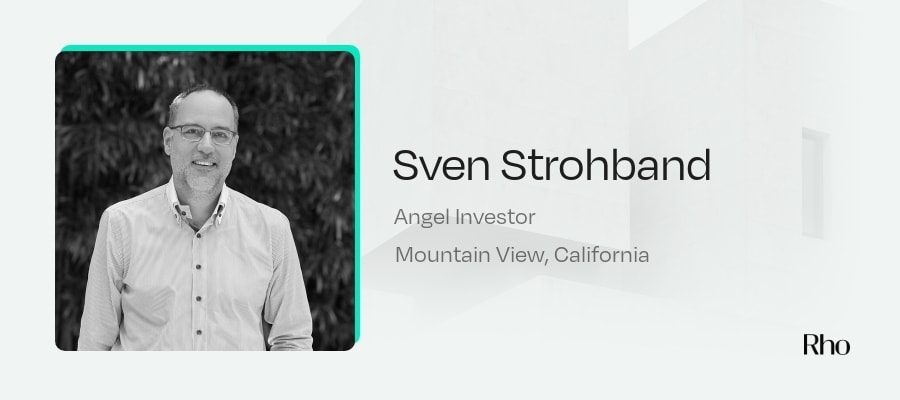 Image of Sven Strohband - Angel Investors in Robotics