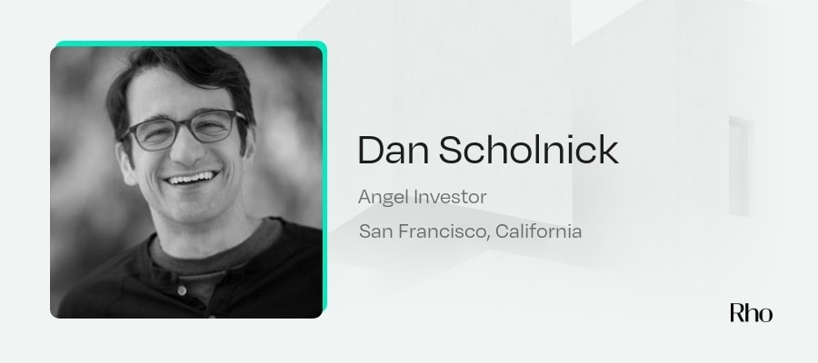 Image of Dan Scholnick- Angel Investors in Developer Tools
