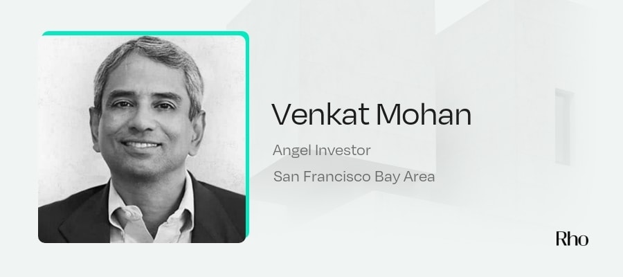 Image of Venkat Mohan - Angel Investors in SMB Software