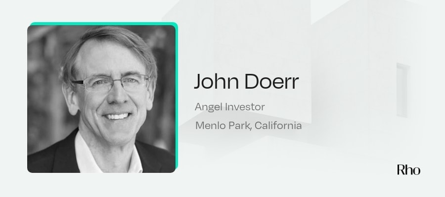 Image of John Doerr - Angel Investors in BioTech
