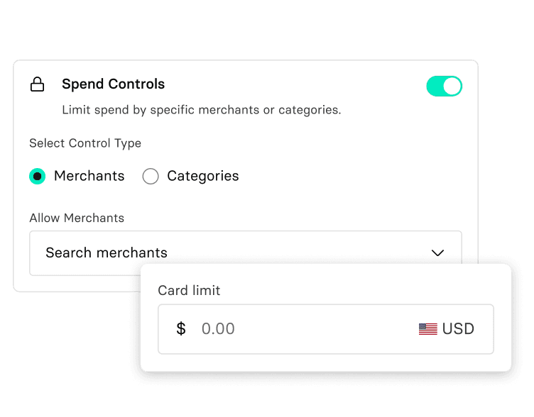 spend controls for corporate credit cards