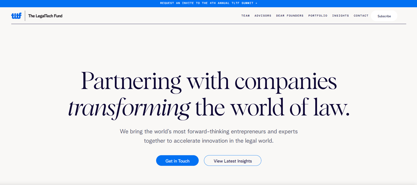 Image of The LegalTech Fund - Top VCs in Miami, Florida, United States